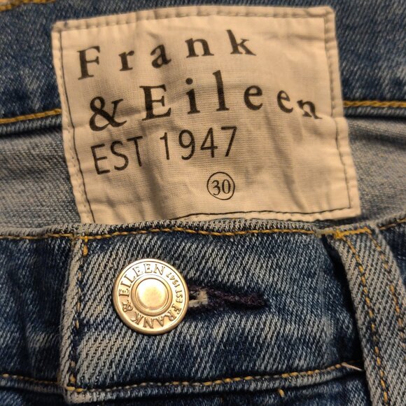 Frank & Eileen Cork The Everyday Jean Straight Leg Raw Hem SIZE 30 - Picture 2 of 9